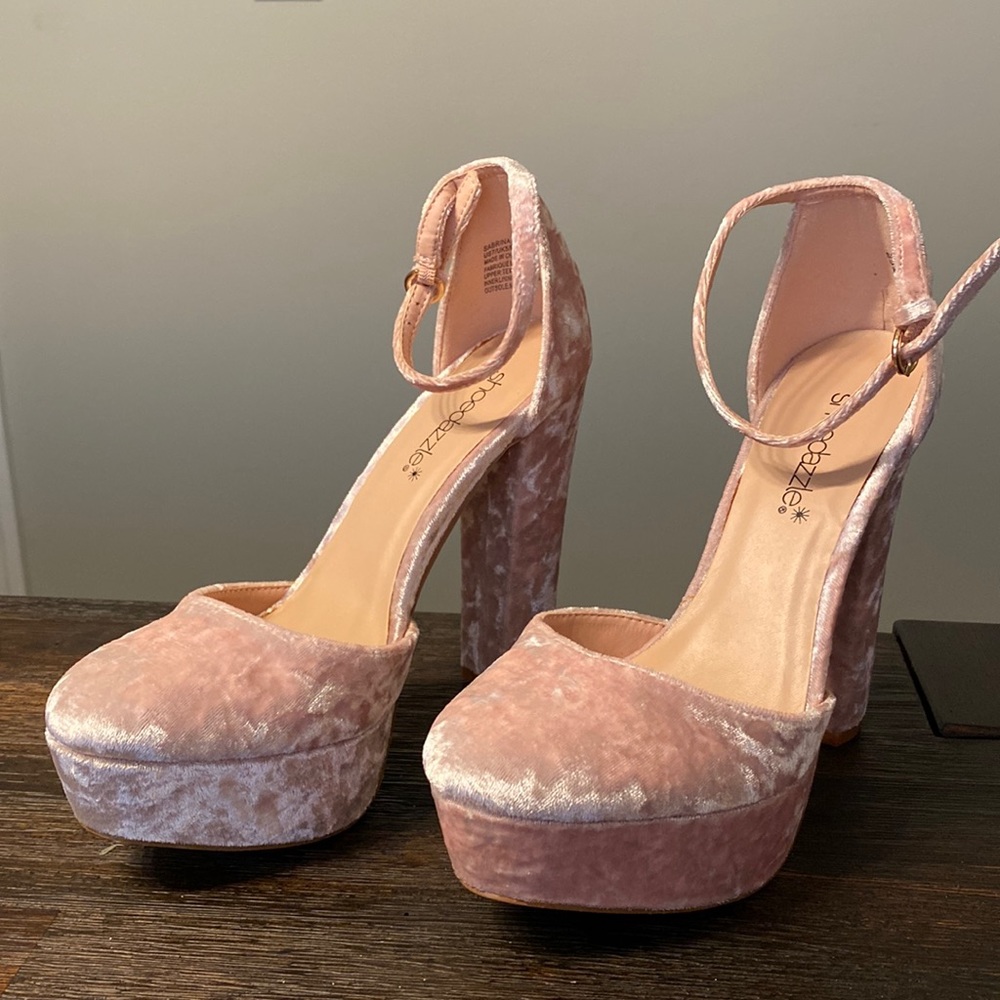 Sabrina ankle strap pumps